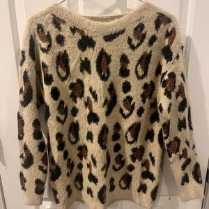 Workshop Republic Clothing Leopard Print Sweater